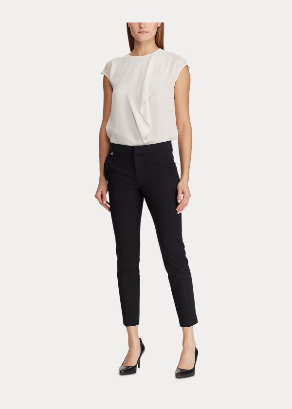 Calças Ralph Lauren Stretch Algodão Mulher 60241-HFXB